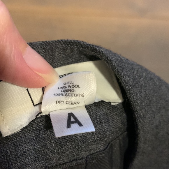 Loft Grey Wool Pencil Skirt - Picture 4 of 4